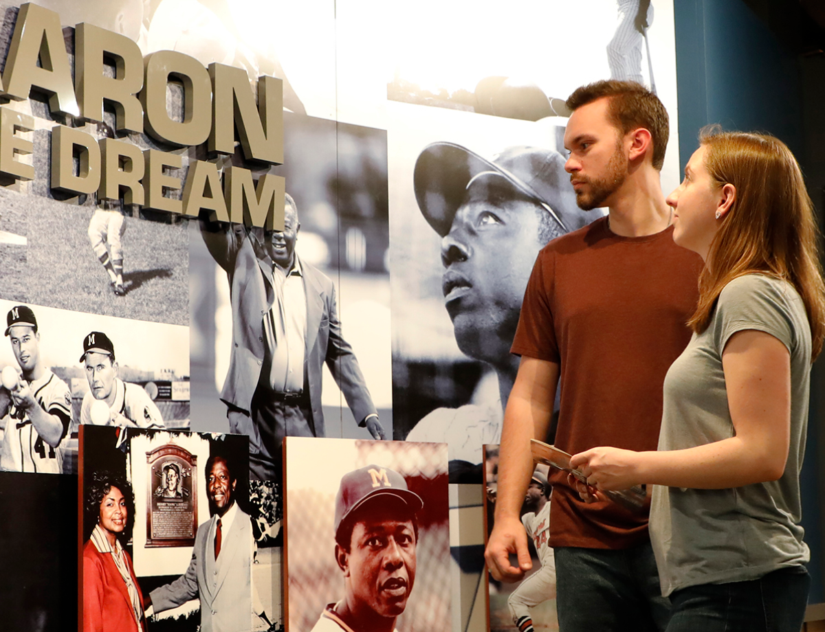 Hank Aaron exhibit at National Baseball Hall of Fame