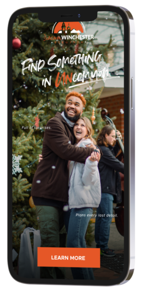 Winchester Holiday interstitial digital ad